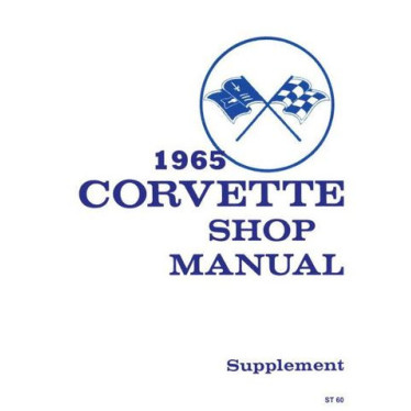 Supplément manuel de réparation pour Corvette de 1965