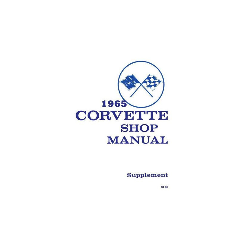 Supplément manuel de réparation pour Corvette de 1965