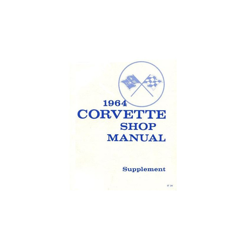 Supplément manuel de réparation pour Corvette de 1964