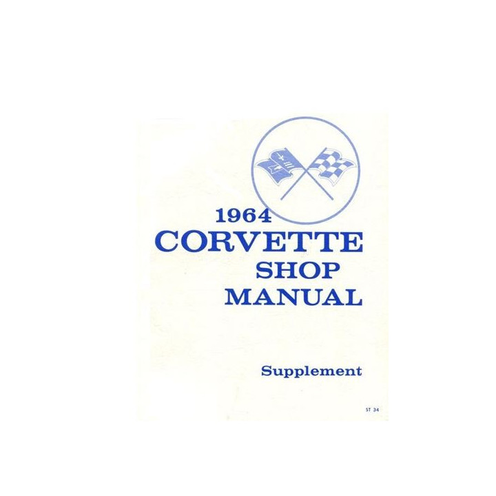 Supplément manuel de réparation pour Corvette de 1964