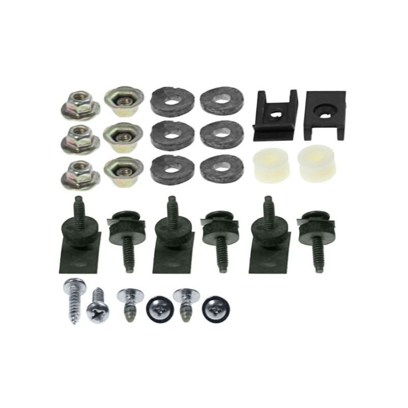 Kit de fixation de moulure de calandre inférieur pour Mustang de 1970