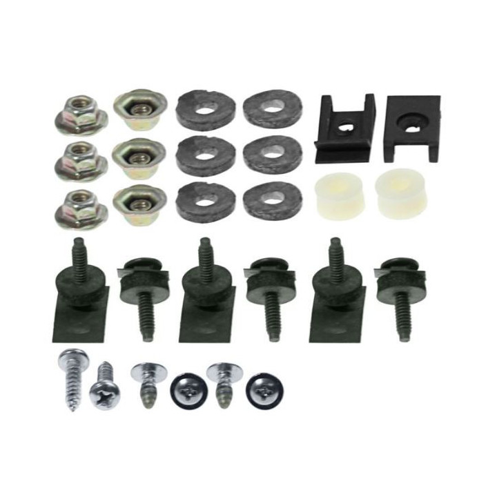 Kit de fixation de moulure de calandre inférieur pour Mustang de 1970