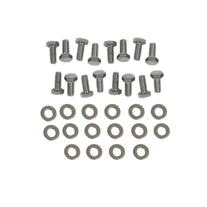 Boulons carter boîte automatique chromée  C4 C6 Powerglide TH350 TH400