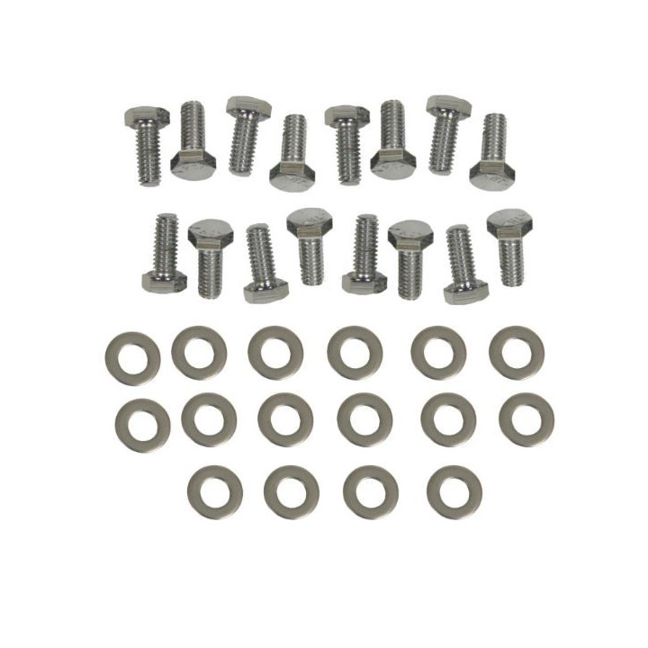Boulons carter boîte automatique chromée  C4 C6 Powerglide TH350 TH400