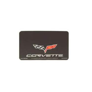 Tapis de protection d'aile avec logo pour Corvette C6 de 2005 à 2013