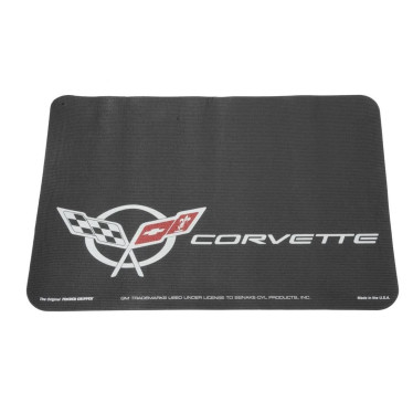 Tapis de protection d'aile avec logo pour Corvette C5 de 1997 à 2004