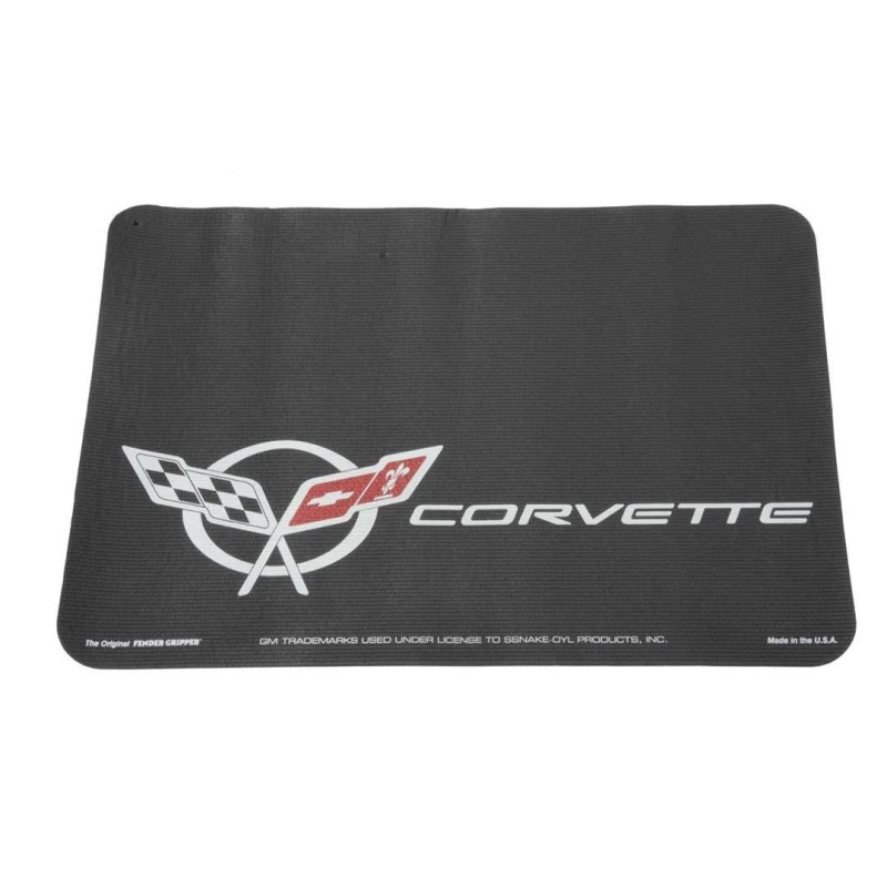 Tapis de protection d'aile avec logo pour Corvette C5 de 1997 à 2004