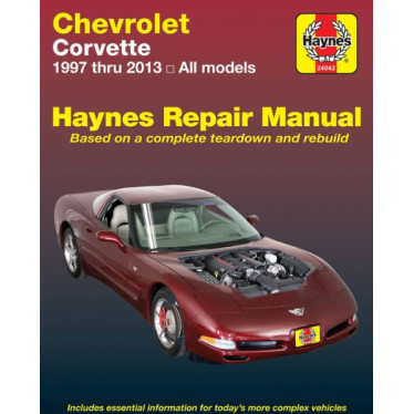 Manuel de réparation pour Corvette C6 de 2005 à 2013