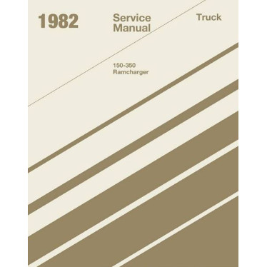 Manuel de réparation pour RAM D150, D250 et D350 de 1982