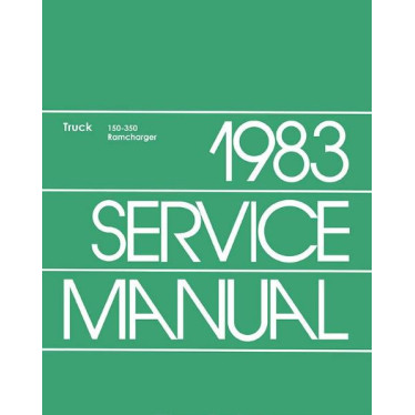Manuel de réparation pour RAM D150, D250 et D350