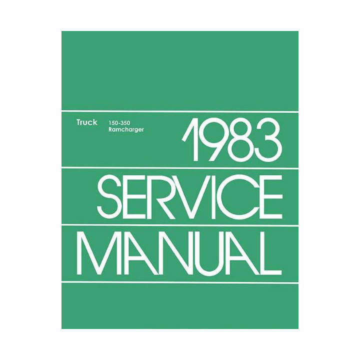 Manuel de réparation pour RAM D150, D250 et D350