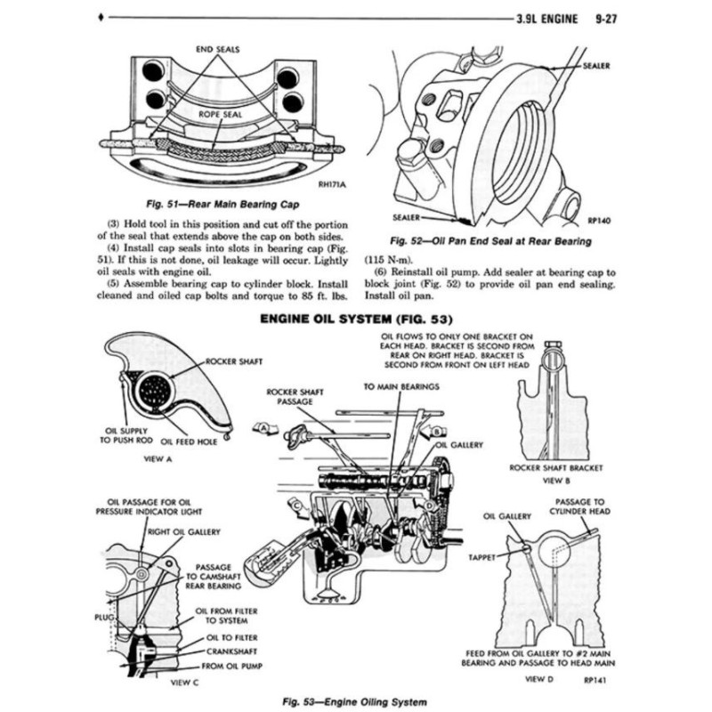 Manuel de réparation pour RAM D150 D250 D350 de 1988