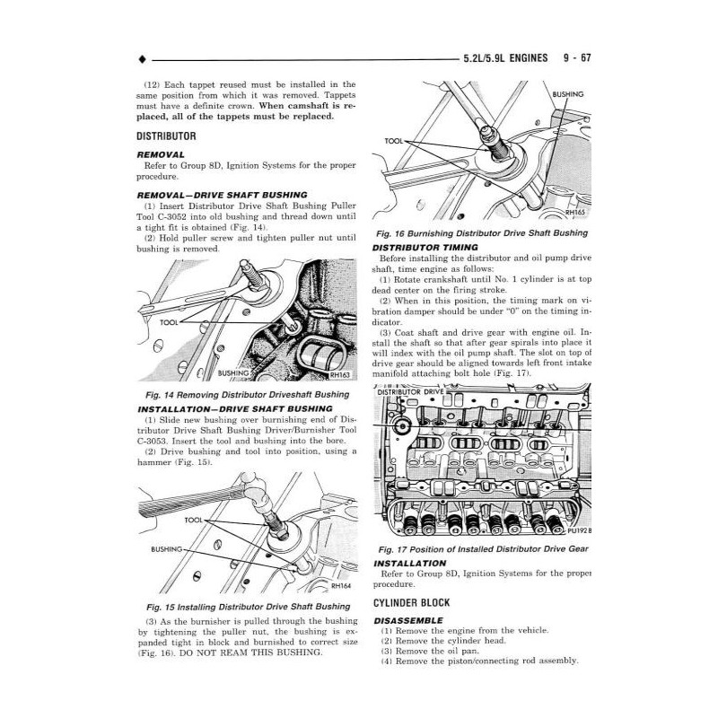 Manuel de réparation pour RAM D150 D250 D350 de 1991
