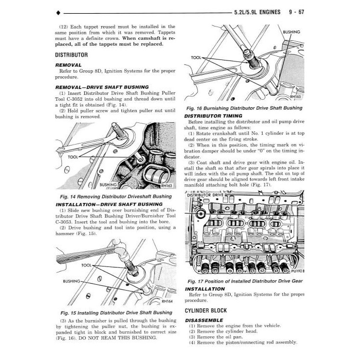 Manuel de réparation pour RAM D150 D250 D350 de 1991