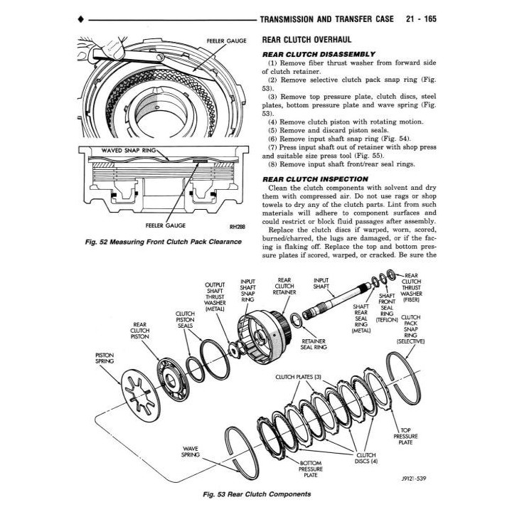 Manuel de réparation pour RAM D150 D250 D350 de 1991