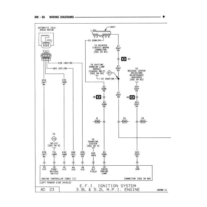 Manuel de réparation pour RAM D150 D250 D350 de 1992