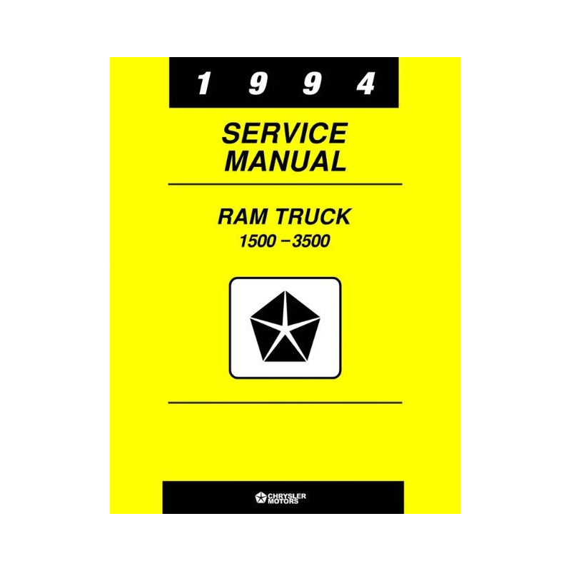 Manuel de réparation pour RAM D150 D250 D350 de 1994