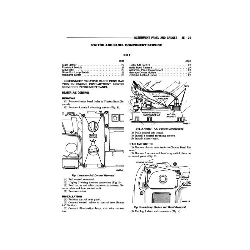 Manuel de réparation pour RAM D150 D250 D350 de 1994