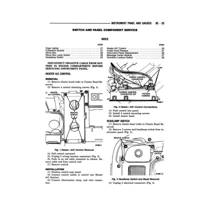 Manuel de réparation pour RAM D150 D250 D350 de 1994