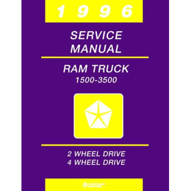 Manuel de réparation pour RAM 1500 2500 3500 de 1996