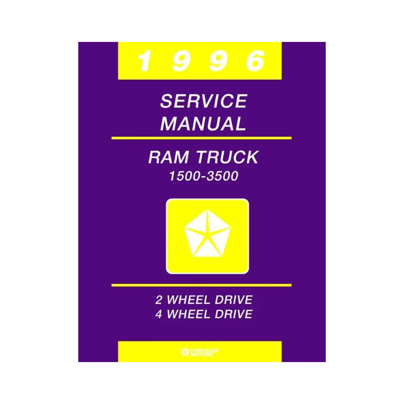 Manuel de réparation pour RAM 1500 2500 3500 de 1996