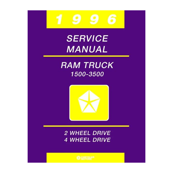 Manuel de réparation pour RAM 1500 2500 3500 de 1996