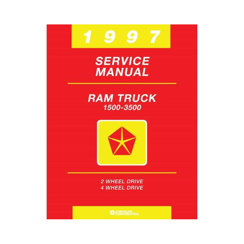 Manuel de réparation pour RAM 1500 2500 3500 de 1997