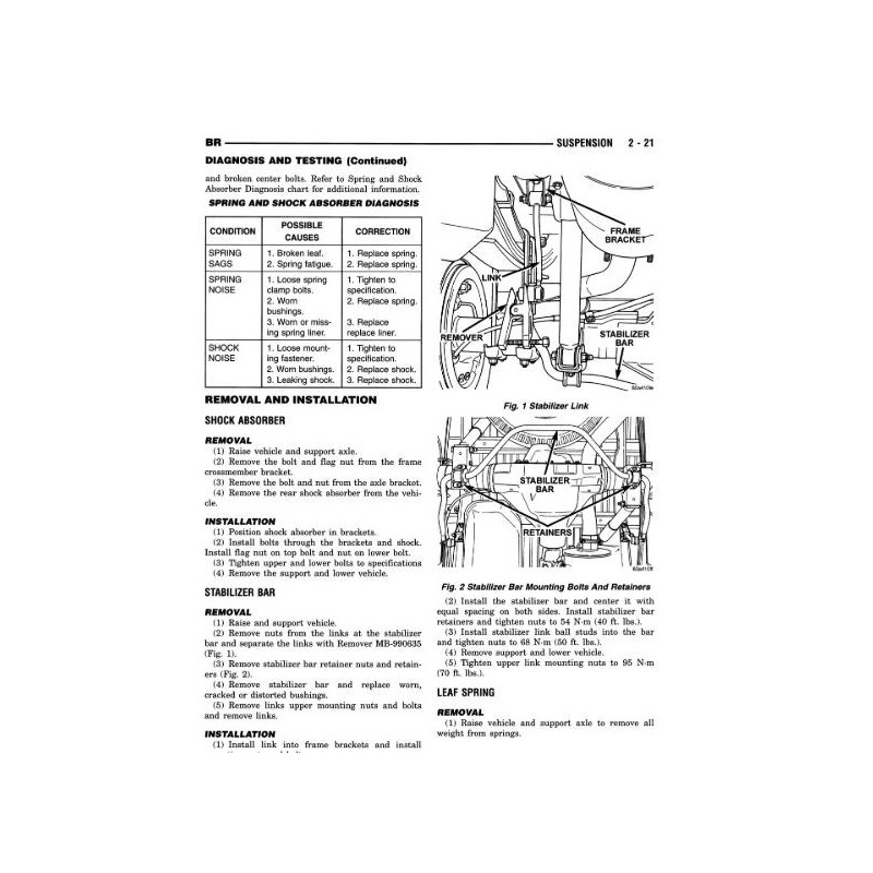 Manuel de réparation pour RAM 1500 2500 3500 de 1997