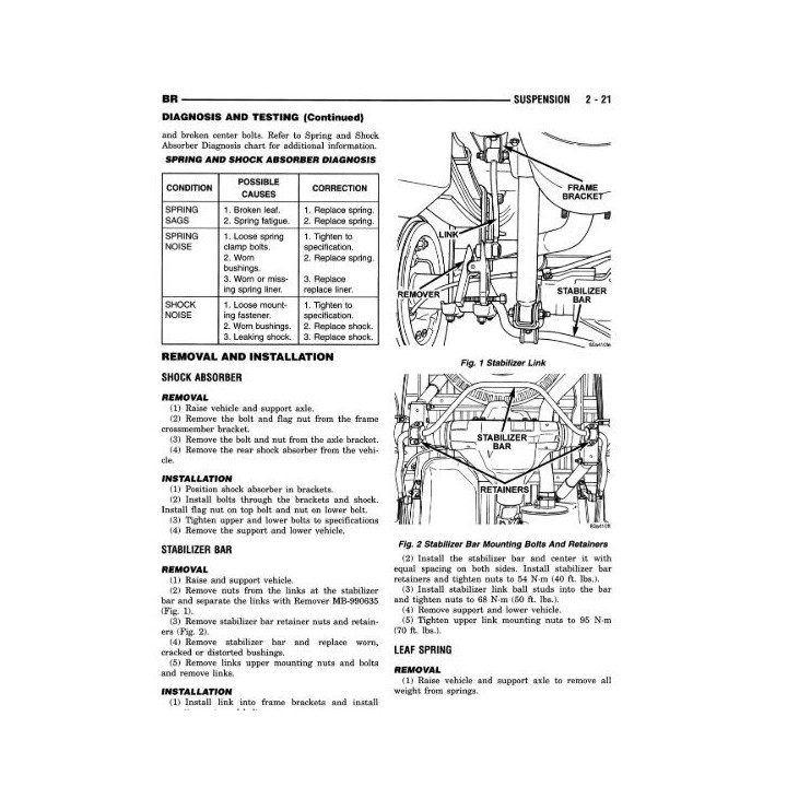 Manuel de réparation pour RAM 1500 2500 3500 de 1997