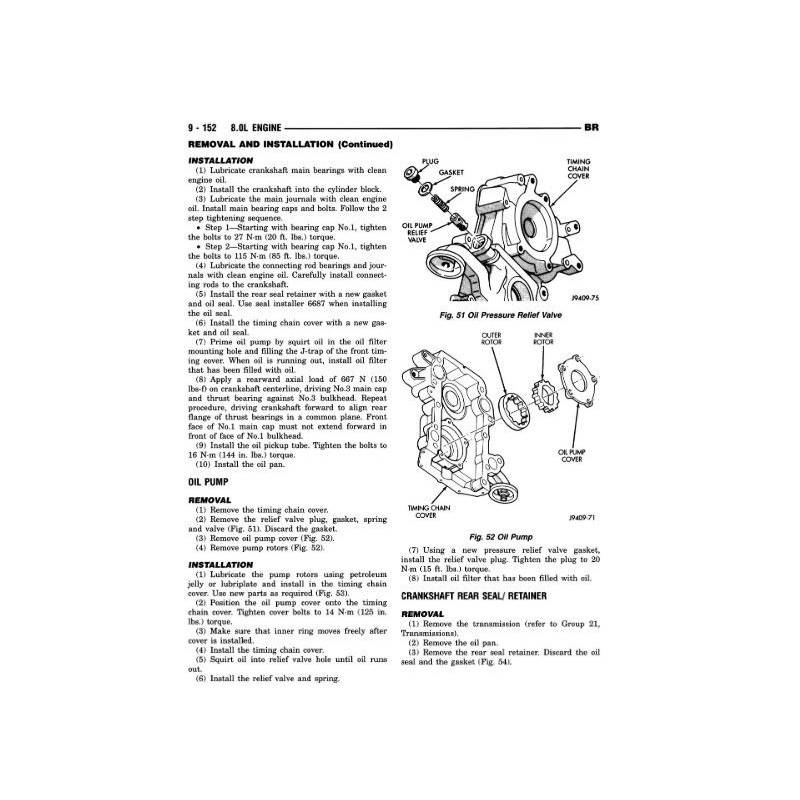 Manuel de réparation pour RAM 1500 2500 3500 de 1997