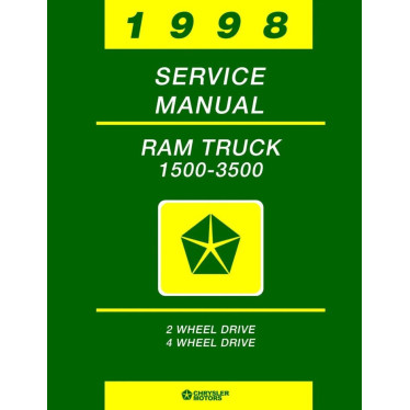 Manuel de réparation pour RAM 1500 2500 3500 de 1998