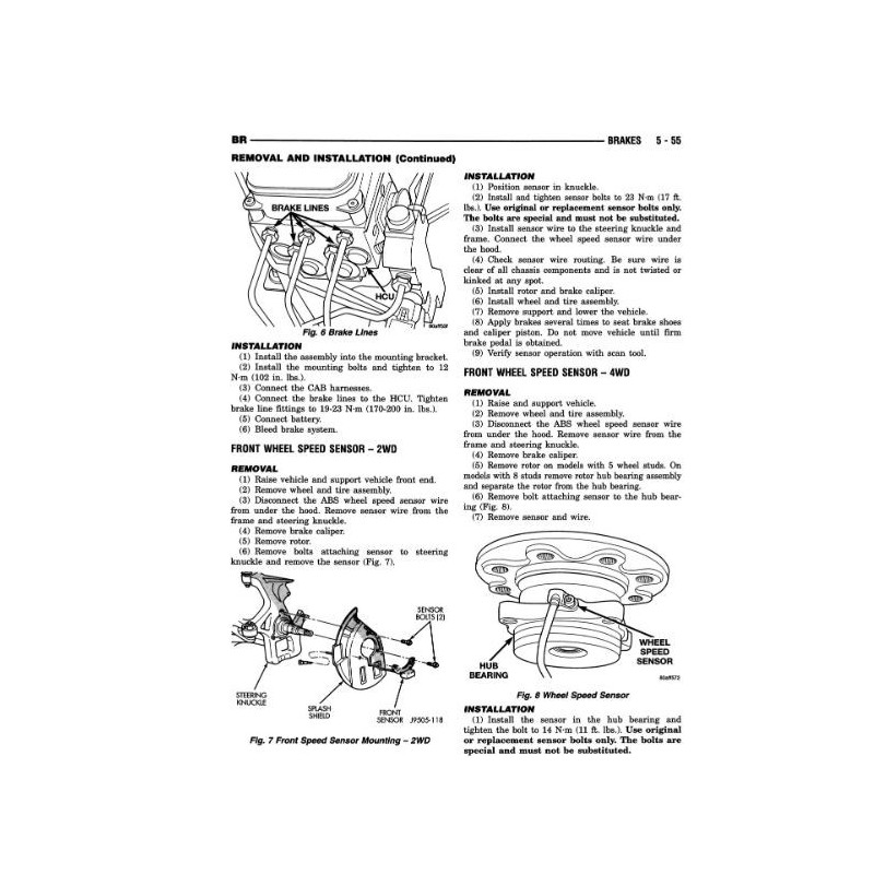 Manuel de réparation pour RAM 1500 2500 3500 de 1998