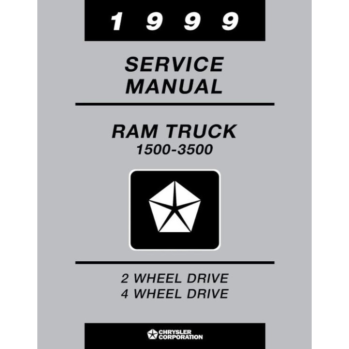 Manuel de réparation pour RAM 1500 2500 3500 de 1999