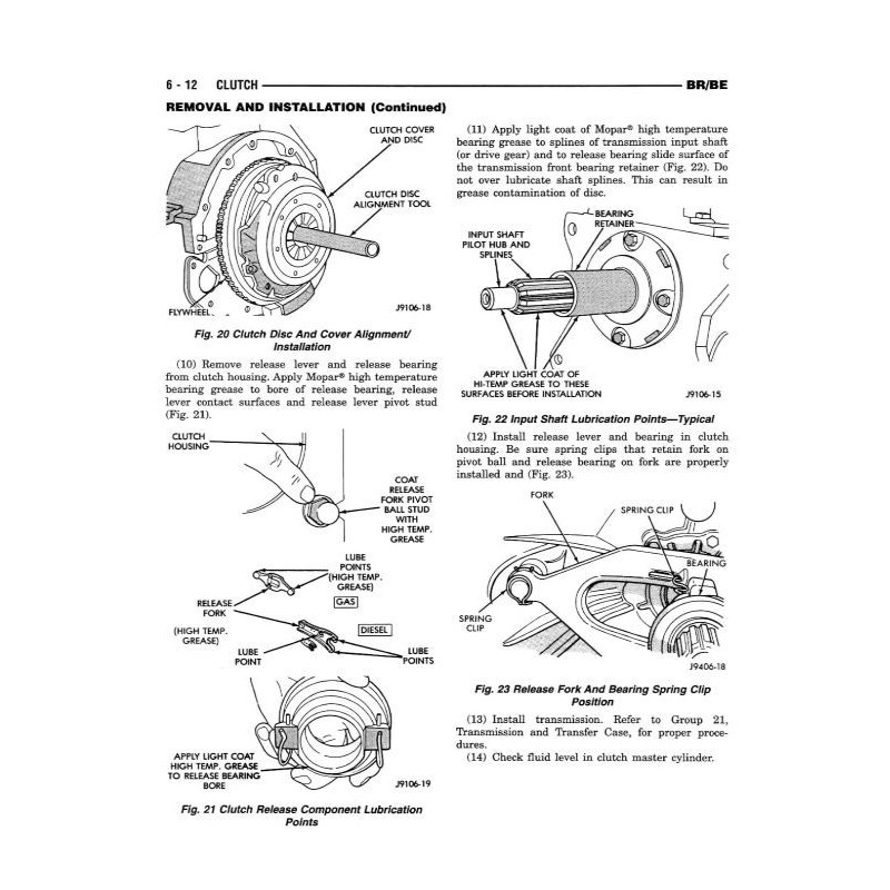 Manuel de réparation pour RAM 1500 2500 3500 de 1999
