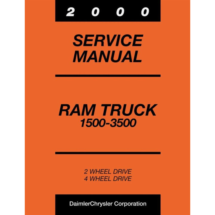 Manuel de réparation pour RAM 1500 2500 3500 de 2000