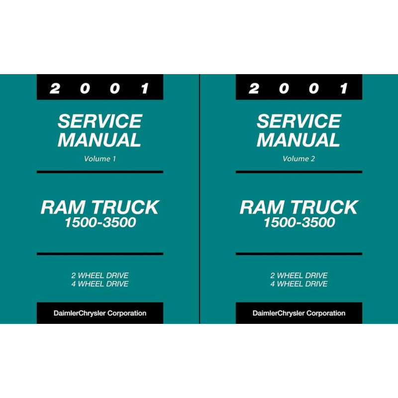 Manuel de réparation pour RAM 1500 2500 3500 de 2001