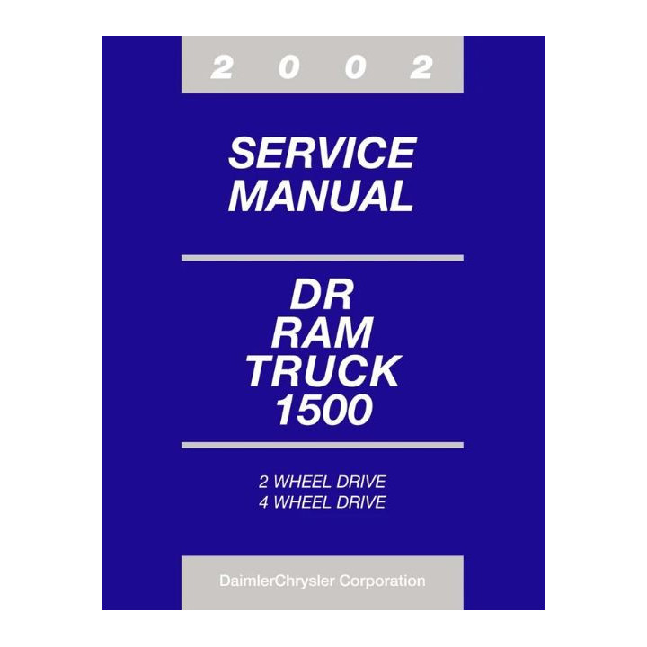 Manuel de réparation pour RAM 1500 de 2002