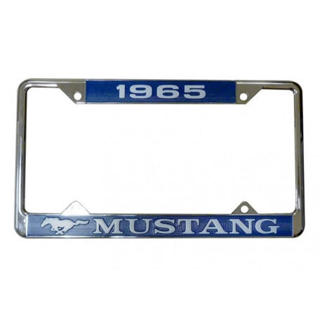 Encadrement de plaque d'immatriculation Mustang 1965