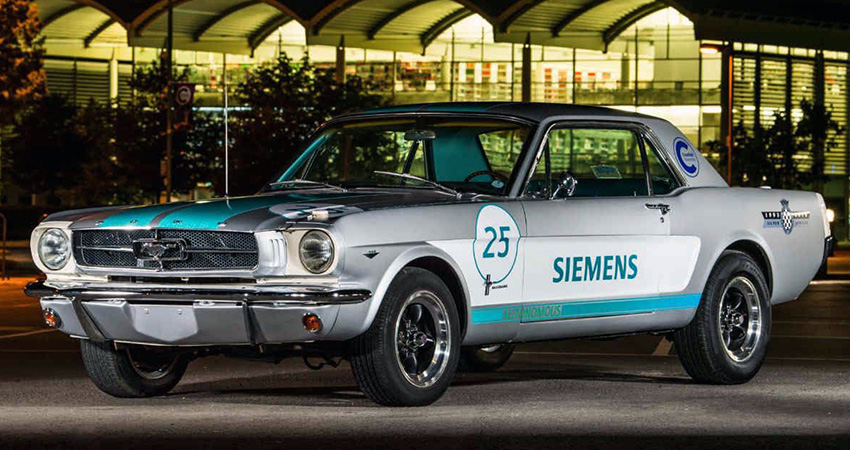 La Ford Mustang 1965 n°25 au Goodwood Festival of Speed