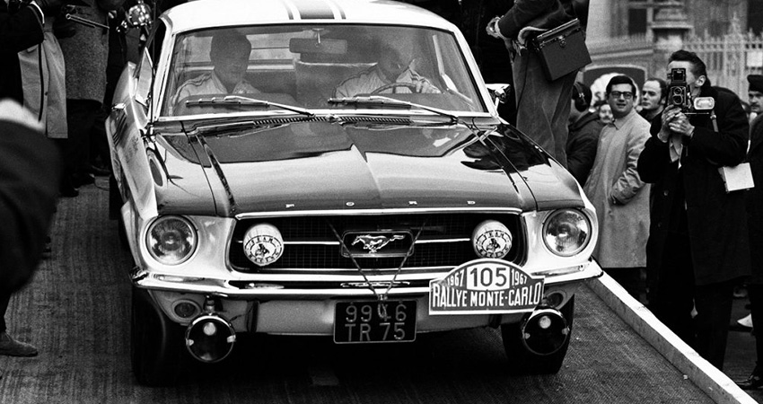 La Ford Mustang de Johnny Hallyday (Rallye de Monte-Carlo, 1967)